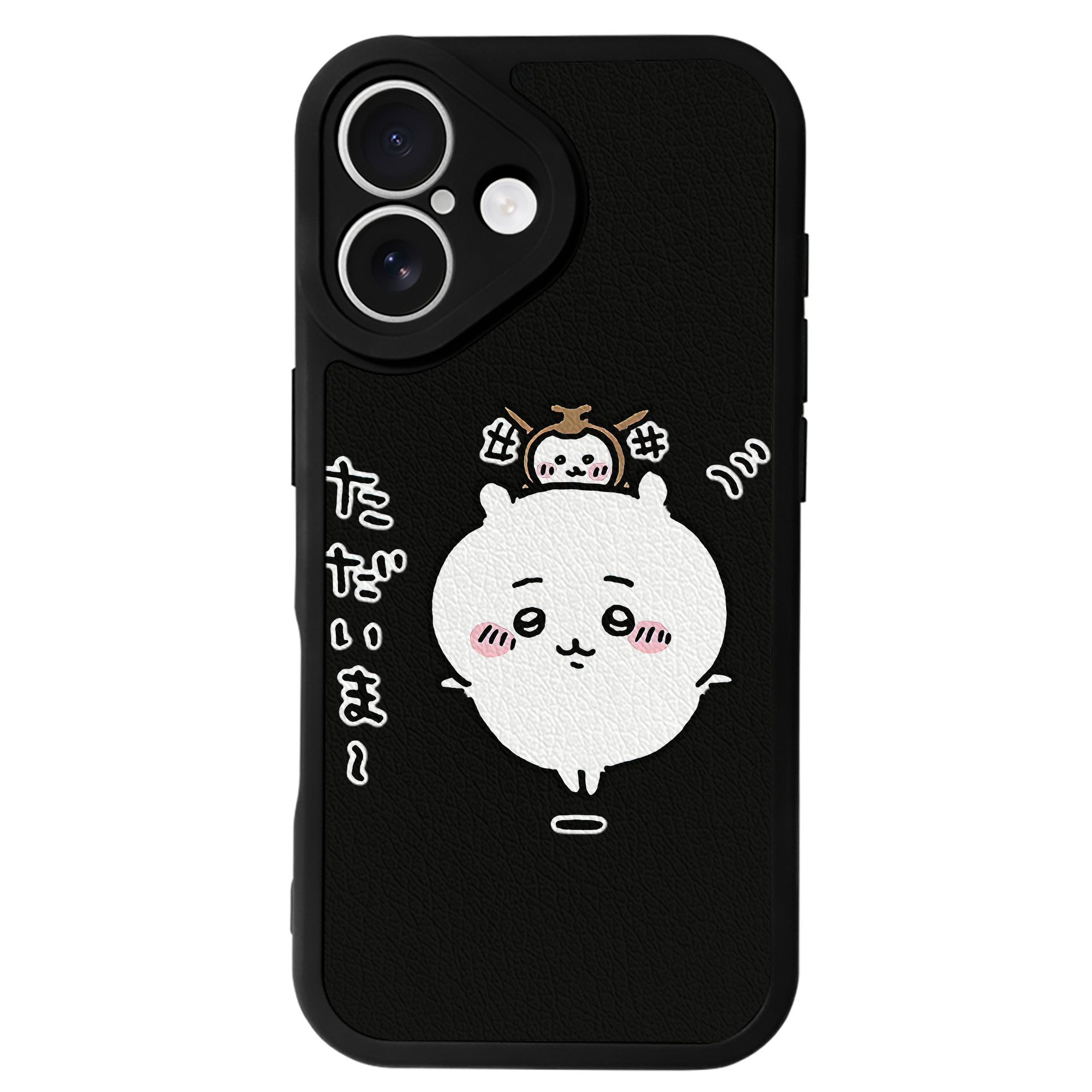 （画像用） ちいかわ ちいかわ Chii-kawa chiikawa 【iPhone 16シリーズ対応】シリコンスマホケース（レザー調） 材質：シリコン